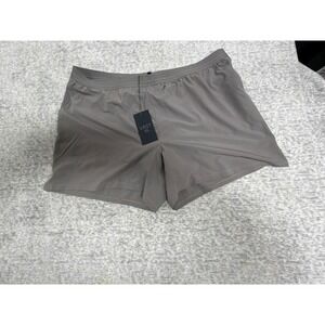VRST MENS‎ 5 INCH ACCELERATE SHORTS SILVER SHADOW XXL MOISTURE WICKING NWT